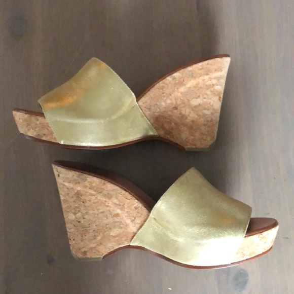 NEW Vintage Diane con Furstenberg wedge sandals - Picture 1 of 12